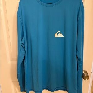 Quiksilver Teal Long Sleeve Shirt